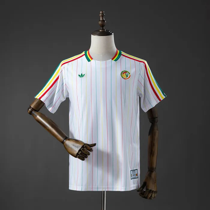 Senegal Terrace Icons T-shirt White 2026 World Cup Football Kit Soccer Jersey