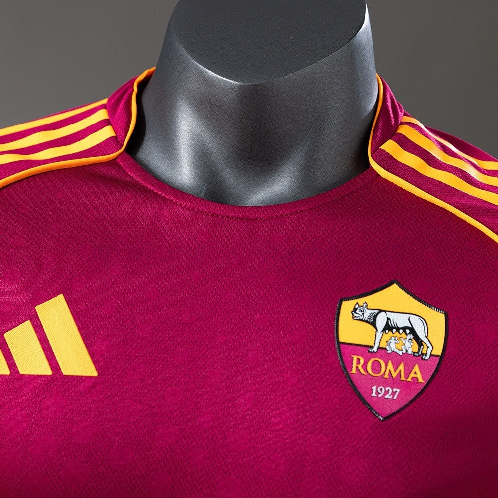Player Version AS Roma Jersey 25/26 Home Football Kit Player Version