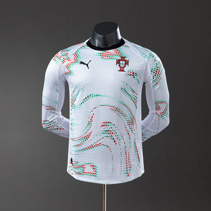 Player Version Portugal Jersey 2025/26 Away Football Kit Long Sleeves Player Version