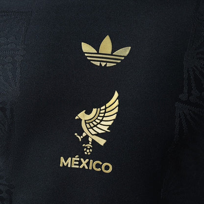 Player Version Mexico Jersey 25/26 Black Kit Player Version Long Sleeves