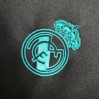 Retro Real Madrid Away Kit 17/18 Long Sleeves Football Jersey