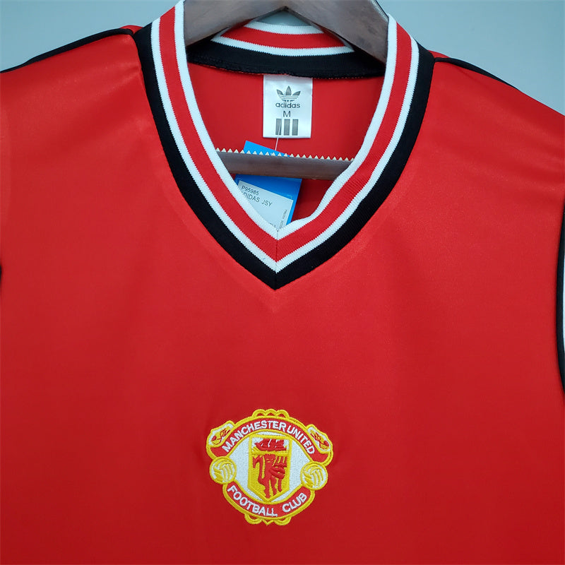 Manchester United Jersey Home Kit 1985/86 Retro Football Team Soccer Shirt