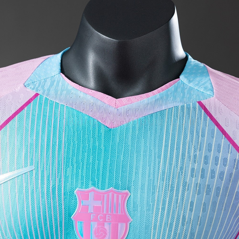 Player Version Barcelona Jersey 25/26 Blue Special Kit Player Version