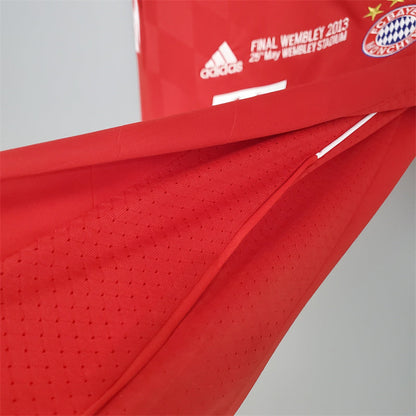 Bayern Munich Jersey Home Kit 2013/14 Retro Long Sleeves Football Team Soccer Shirt
