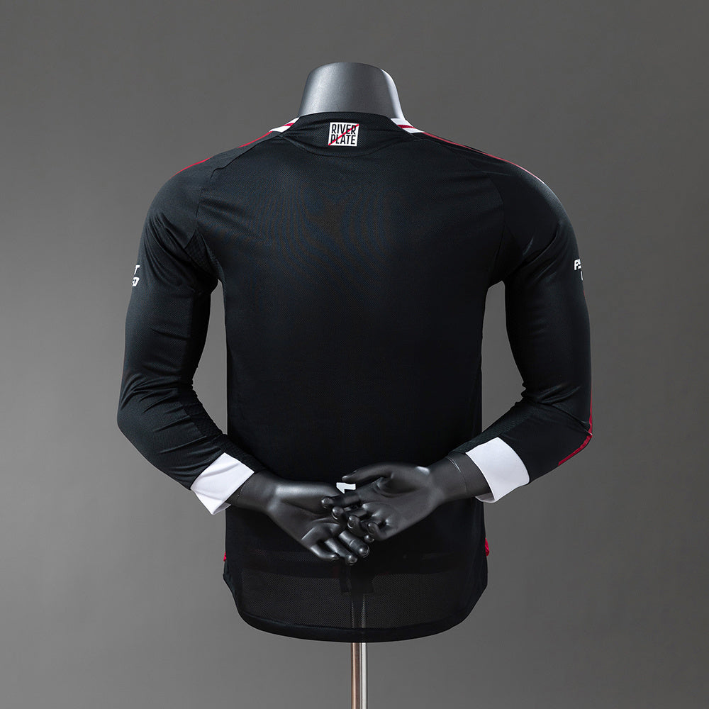 Player Version River Plate Jersey 25/26 Away Football Kit Long Sleeves Player Version