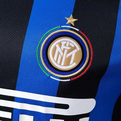 Player Version Inter Milan Jersey 2009-10 Home Retro Football Kit Player Version
