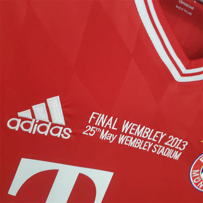 Bayern Munich Jersey Home Kit 2013/14 Retro Long Sleeves Football Team Soccer Shirt