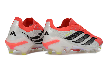 Predator Elite Cleats Without Tongue Red and White #13