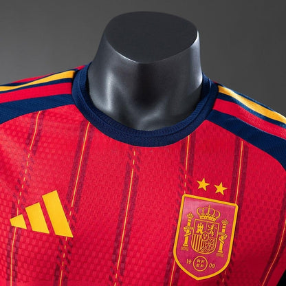 Player Version 2-Star Player Version Spain Home Jersey 2026 World Cup Champion Football Kit Soccer Shirt