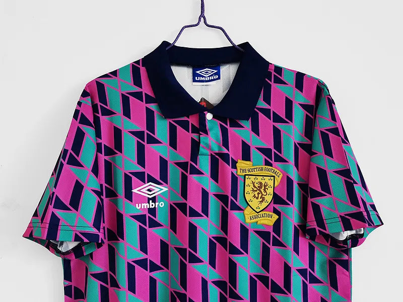 Retro Scotland Jersey 1988-89 Away Football Kit Soccer Shirt