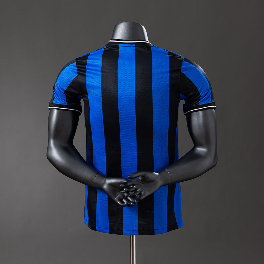 Player Version Inter Milan Jersey 2009-10 Home Retro Football Kit Player Version