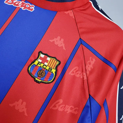 Barcelona Jersey Home Kit 1997/98 Retro