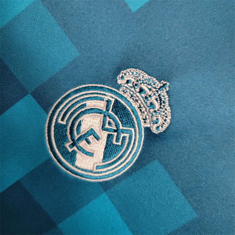 Retro Real Madrid Third Kit 17/18 Kids Football Jersey
