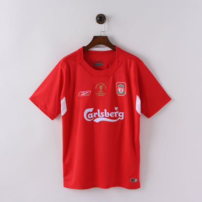 Retro Liverpool Home Jersey 2004-05 Football Kit Soccer Shirt