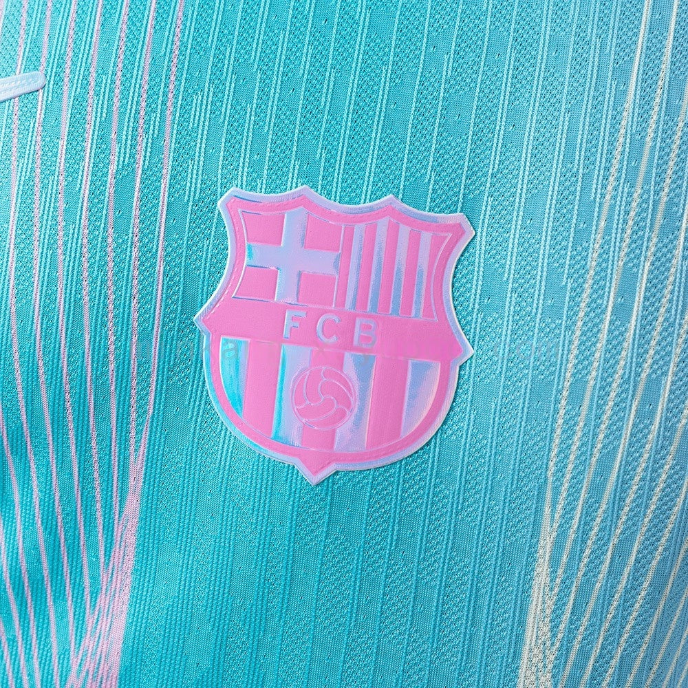 Player Version Barcelona Jersey 25/26 Blue Special Kit Player Version