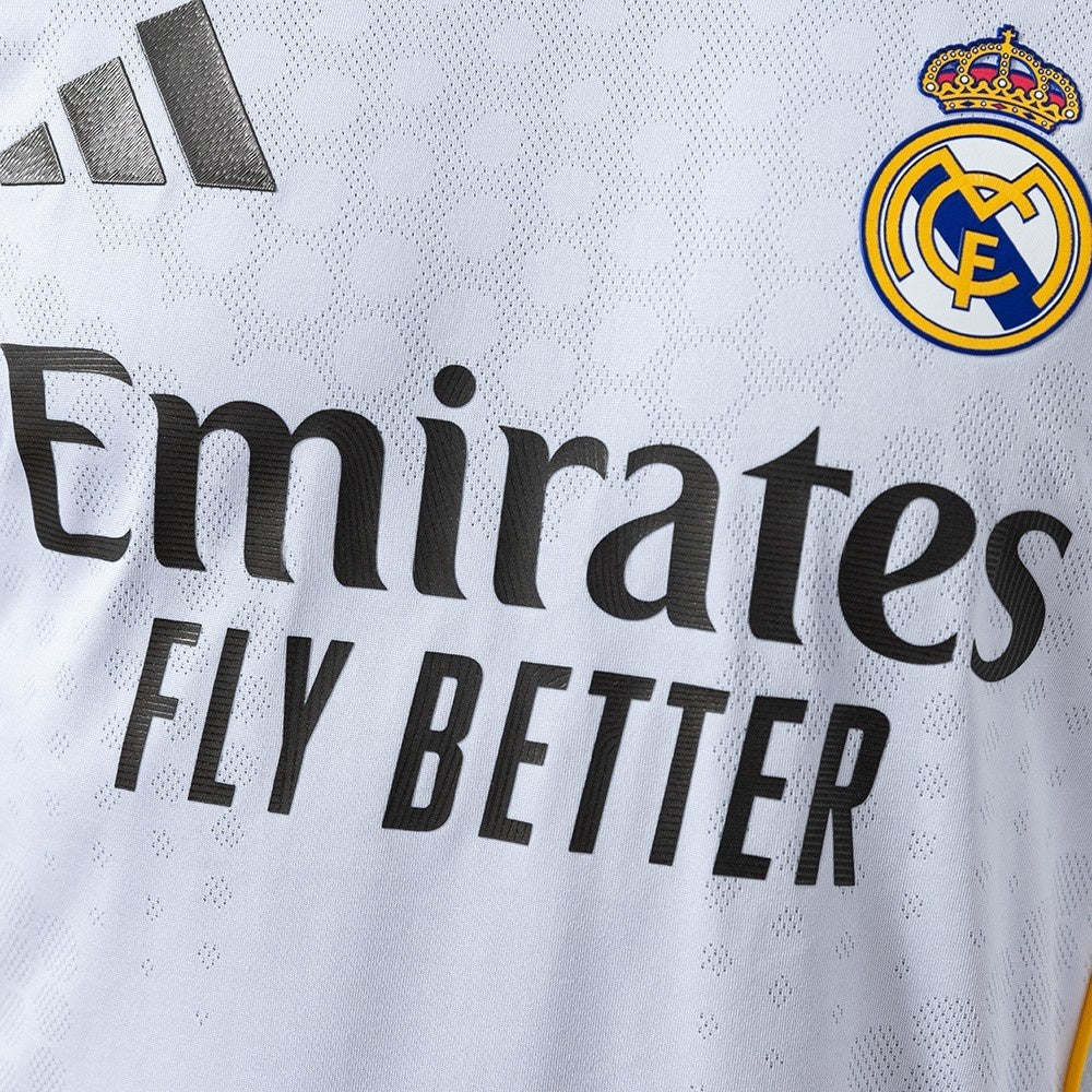 Player Version Real Madrid Jersey 25/26 Home Football Kit Long Sleeves Player Version