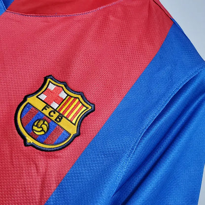 Barcelona Retro Jersey 2006/07 Home Football Jersey Soccer Shirt