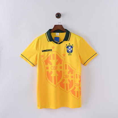 Retro Brazil Jersey 1994 Home Football Kit Soccer Jersey