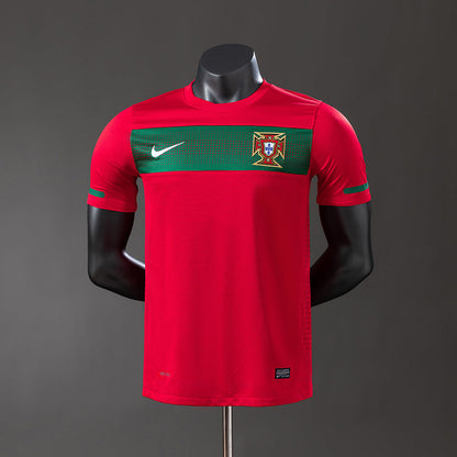 Player Version Portugal Jersey 2010 Home Retro Football Kit Player Version