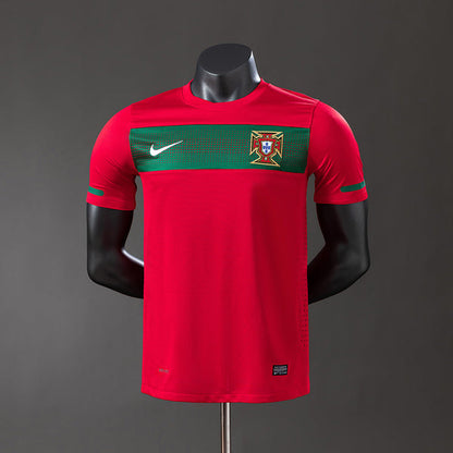 Player Version Portugal Jersey 2010 Home Retro Football Kit Player Version