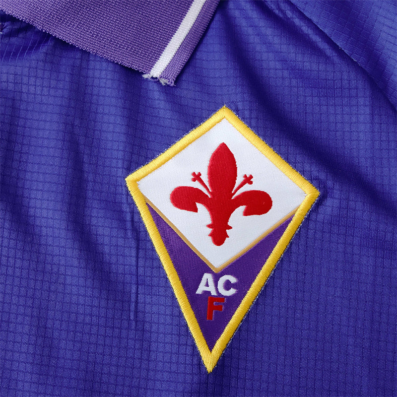 ACF Fiorentina Jersey Home Kit 1998 Retro Football Team Soccer Shirt