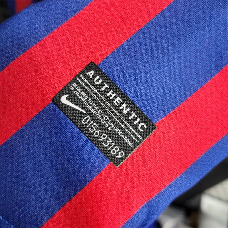 Barcelona Jersey Home Kit 2011 2012 Retro Long Sleeves