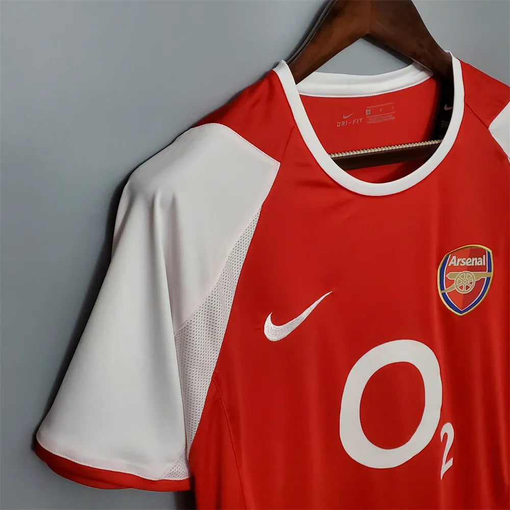 Arsenal Jersey Home Kit 2002 2004 Retro