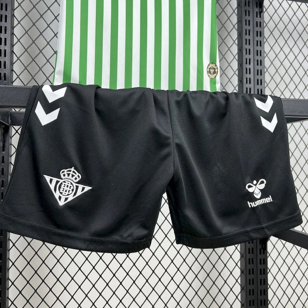 Kids Real Betis Jersey 25/26 League Final Special Football Kit Soccer Jersey