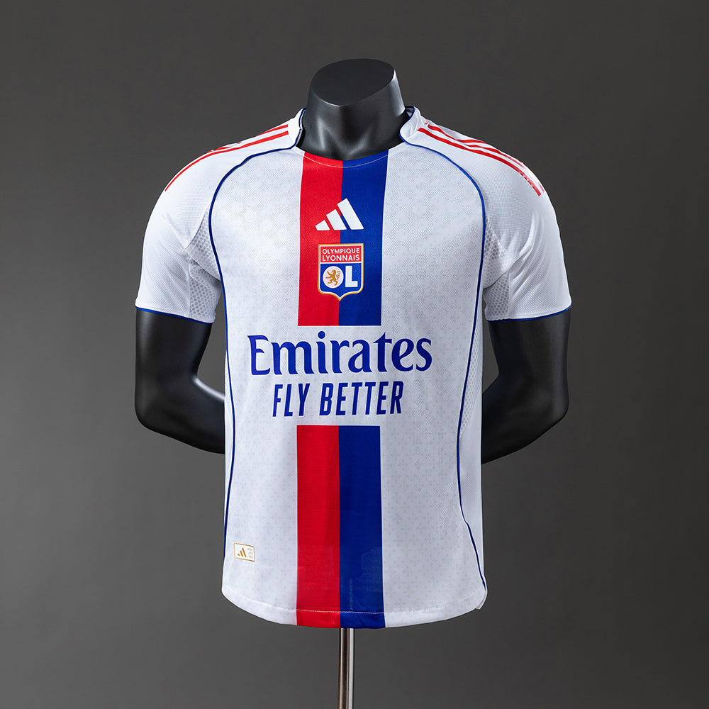 Player Version Olympique Lyonnais Jersey 25/26 Home Football Kit Player Version