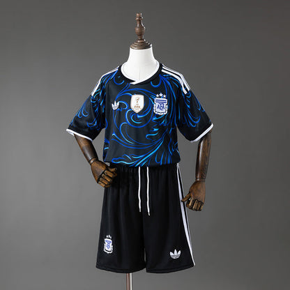 Kids Argentina Away Jersey 2026 World Cup Football Kit Soccer Shirt