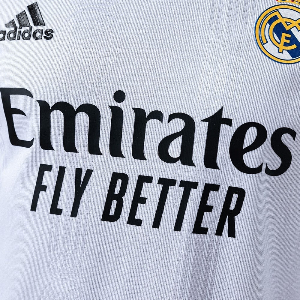 Player Version Real Madrid Jersey 2022-23 Home Retro Football Kit Player Version