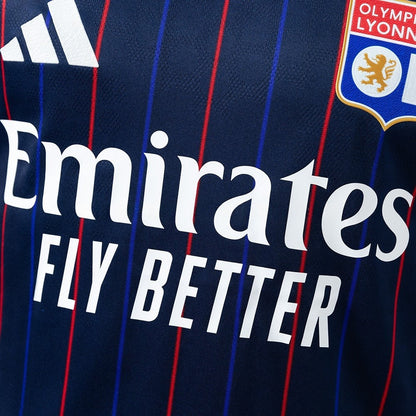 Player Version Olympique Lyonnais Jersey 25/26 Away Football Kit Player Version