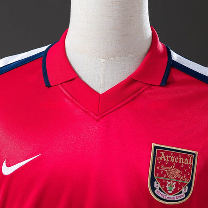 Arsenal Jersey 2001-02 Home Retro Football Kit Long Sleeves