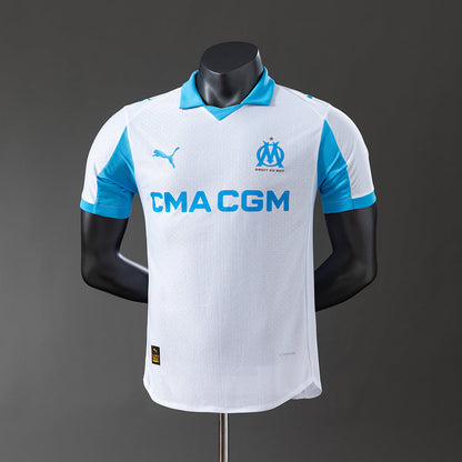 Player Version Marseille Jersey 25/26 Home Football Kit Player Version
