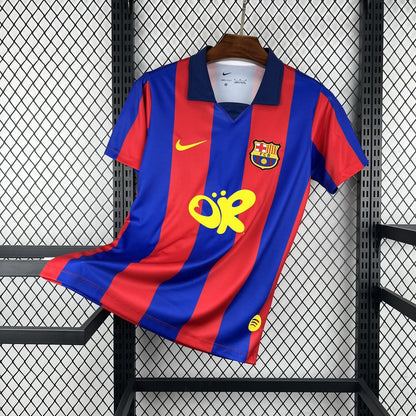 Barcelona Home Jersey X Olivia Rodrigo 2003-2004 Retro Football Kit Soccer Shirt