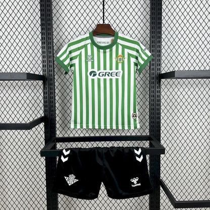 Kids Real Betis Jersey 25/26 League Final Special Football Kit Soccer Jersey