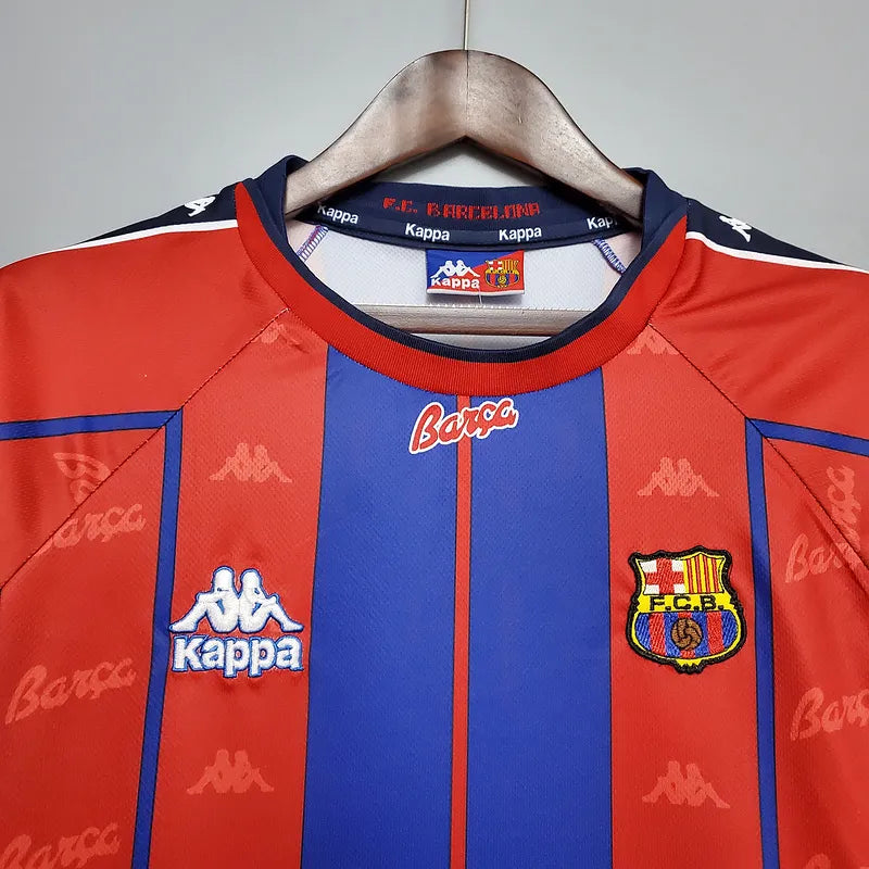 Barcelona Jersey Home Kit 1997/98 Retro