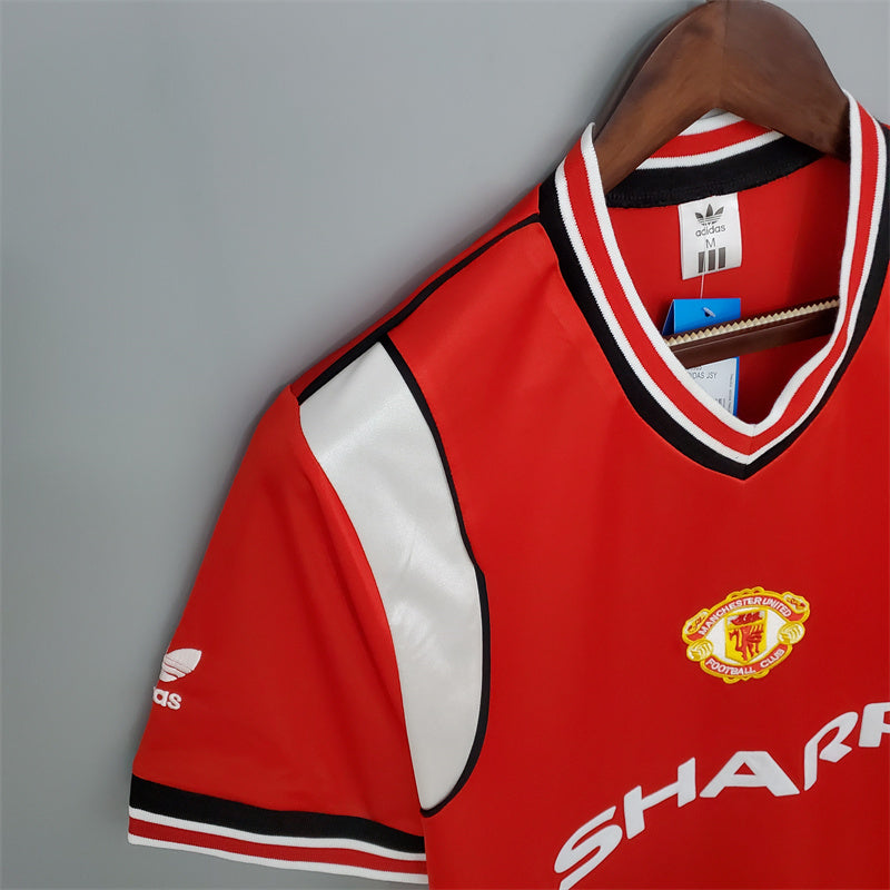Manchester United Jersey Home Kit 1985/86 Retro Football Team Soccer Shirt