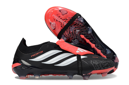 Predator Elite Cleats With Tongue Black and Red #16