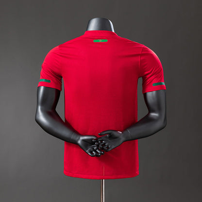 Player Version Portugal Jersey 2010 Home Retro Football Kit Player Version