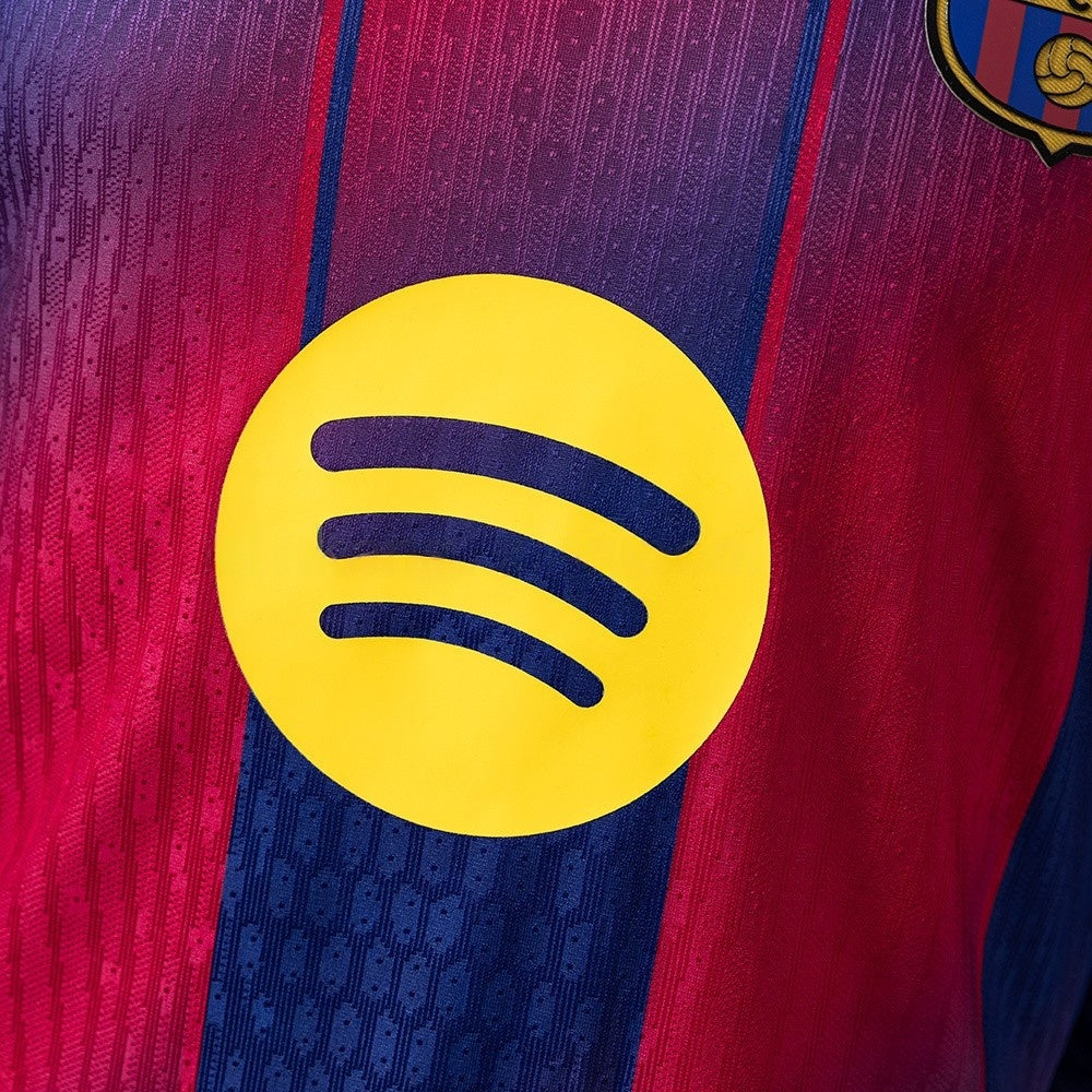 Player Version Barcelona Jersey 25/26 Home Football Kit Long Sleeves Player Version