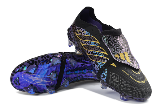 Predators Elite Cleats With Tongue Purple and Black #14