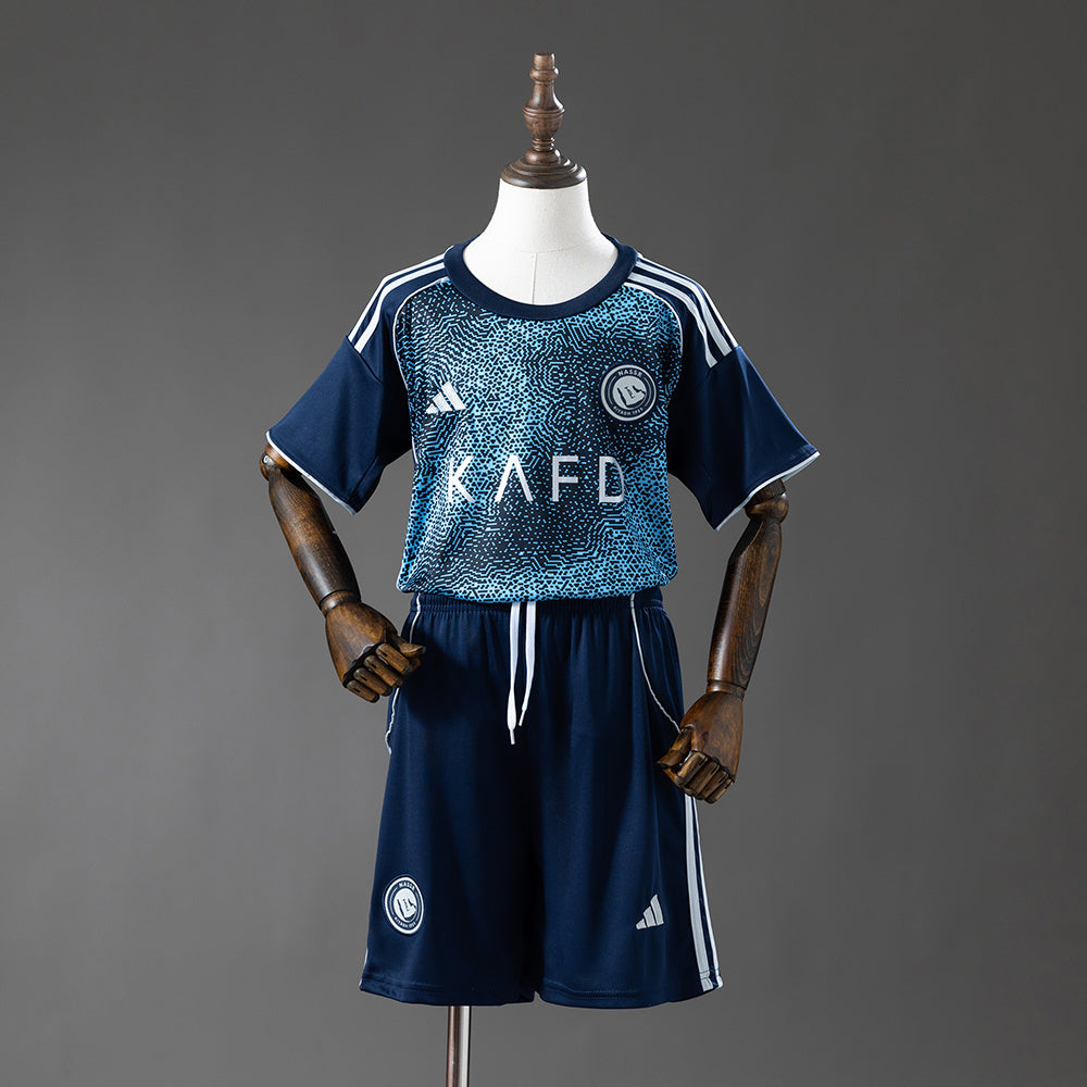 Kids Al-nassr Jersey 2025/26 Away Football Kit