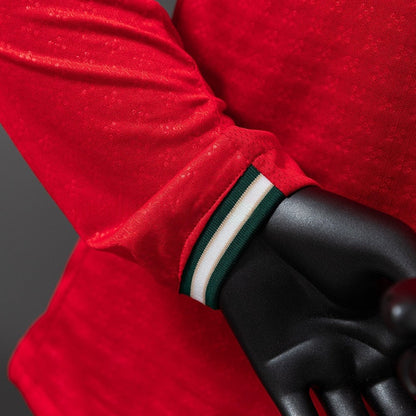 Player Version Portugal Jersey 2025/26 Home Football Kit Long Sleeves Player Version
