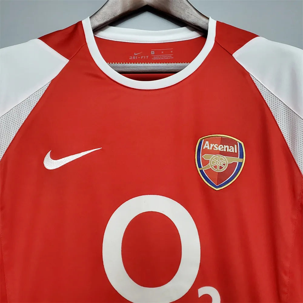 Arsenal Jersey Home Kit 2002 2004 Retro
