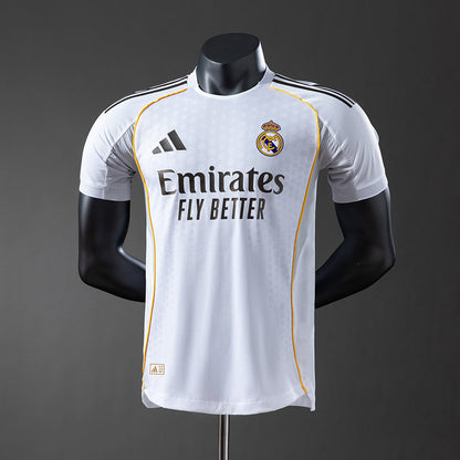 Player Version Real Madrid Jersey 25/26 Home Kit Player Version