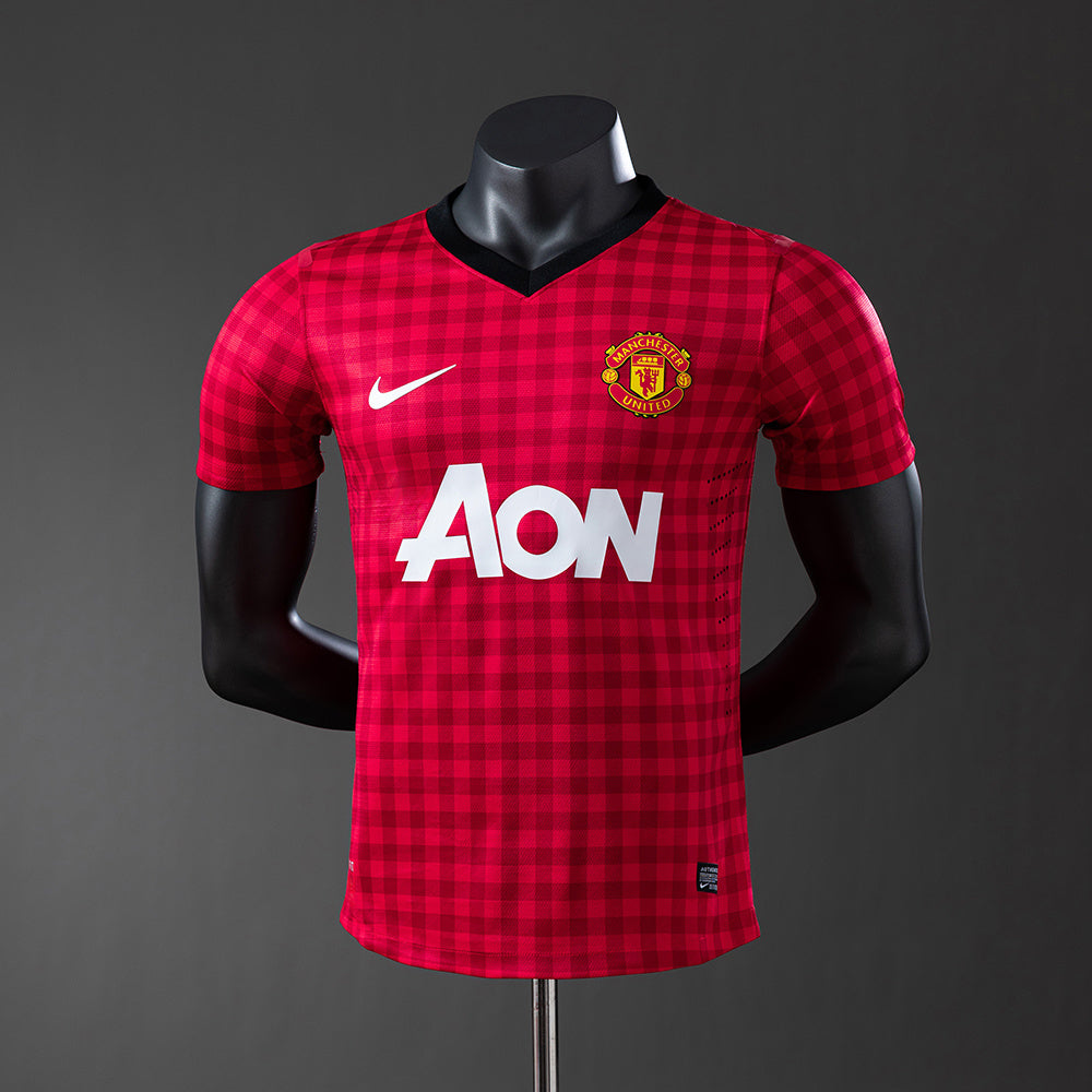 Player Version Manchester United Jersey 2012/13 Home Retro Football Kit Player Version