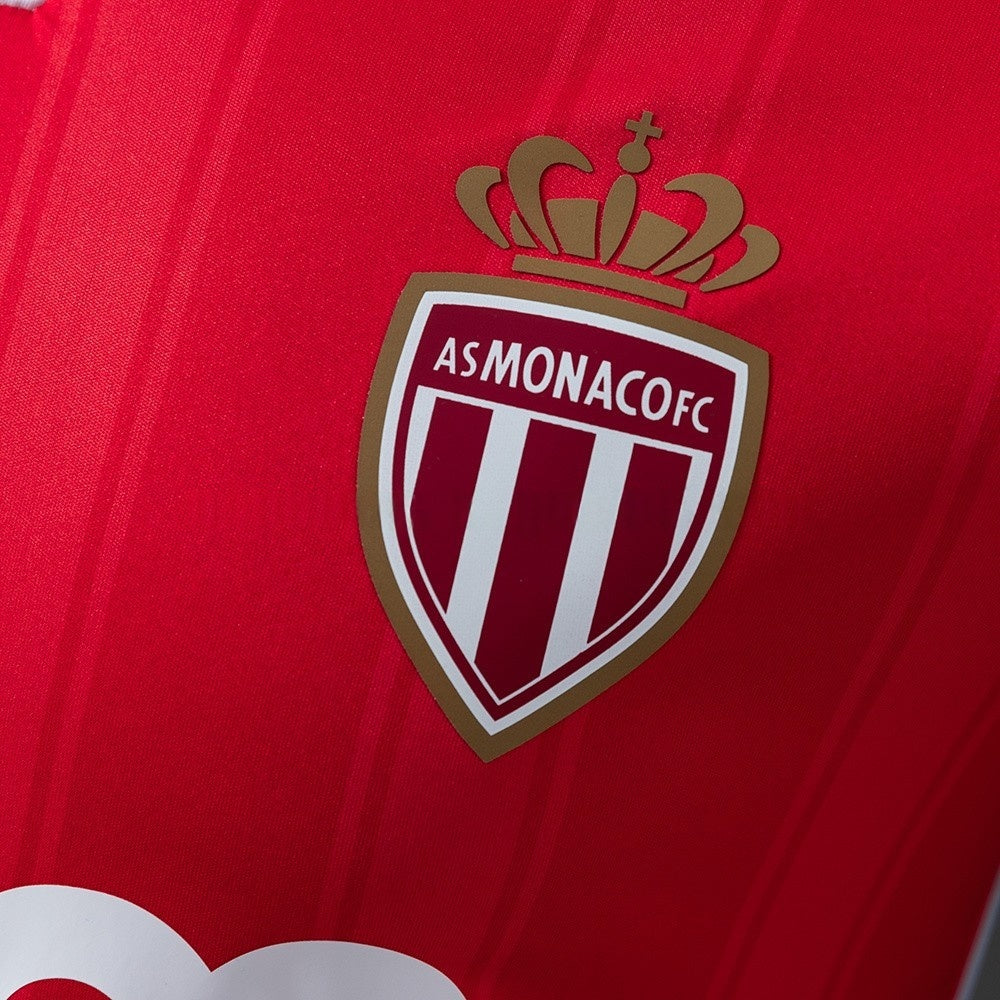 Player Version Monaco Jersey 25/26 Home Football Kit Player Version