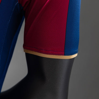 Player Version Retro Barcelona Jersey 2007-08 Home Football Kit Player Version