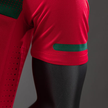 Player Version Portugal Jersey 2010 Home Retro Football Kit Player Version